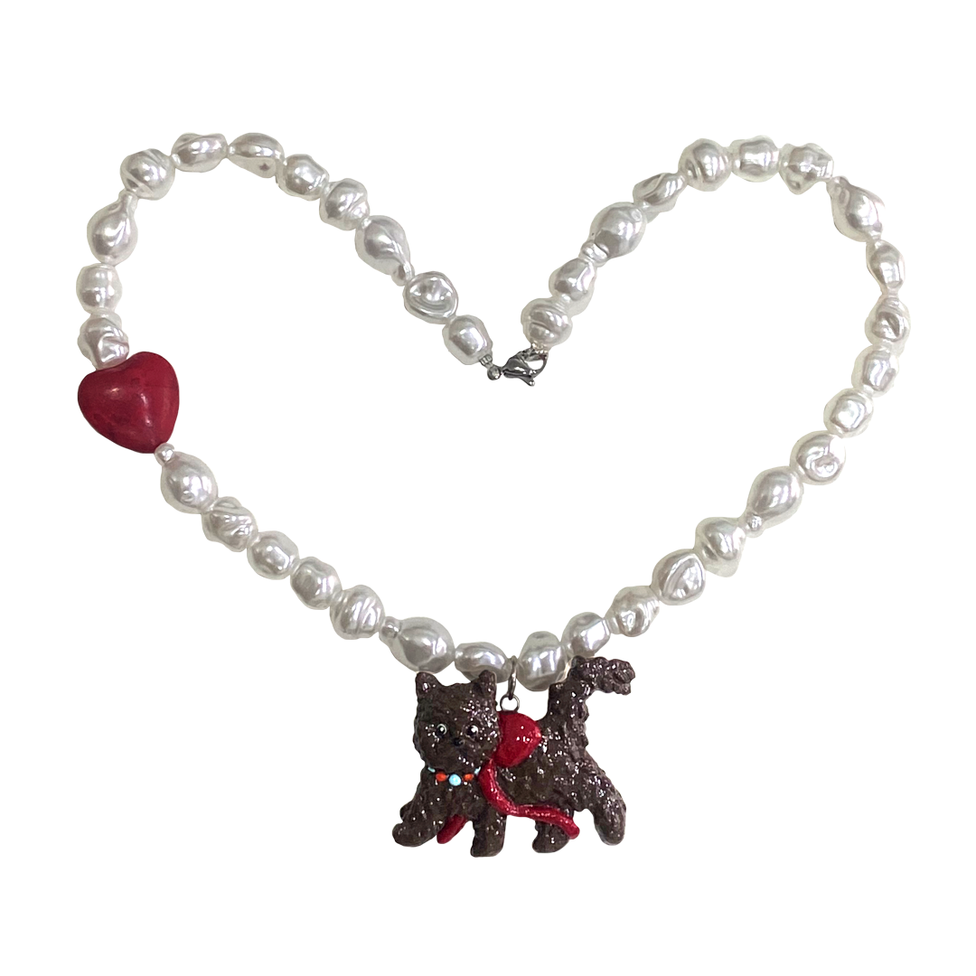 Cat Necklace (Hand made) by BLACKDOG