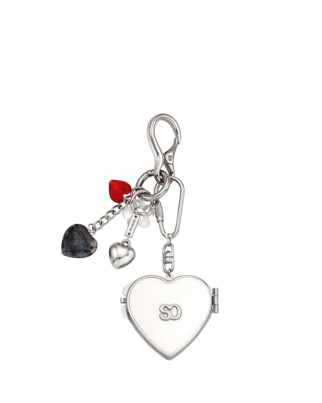 Heart Berry Keyring / Silver by STANDOIL