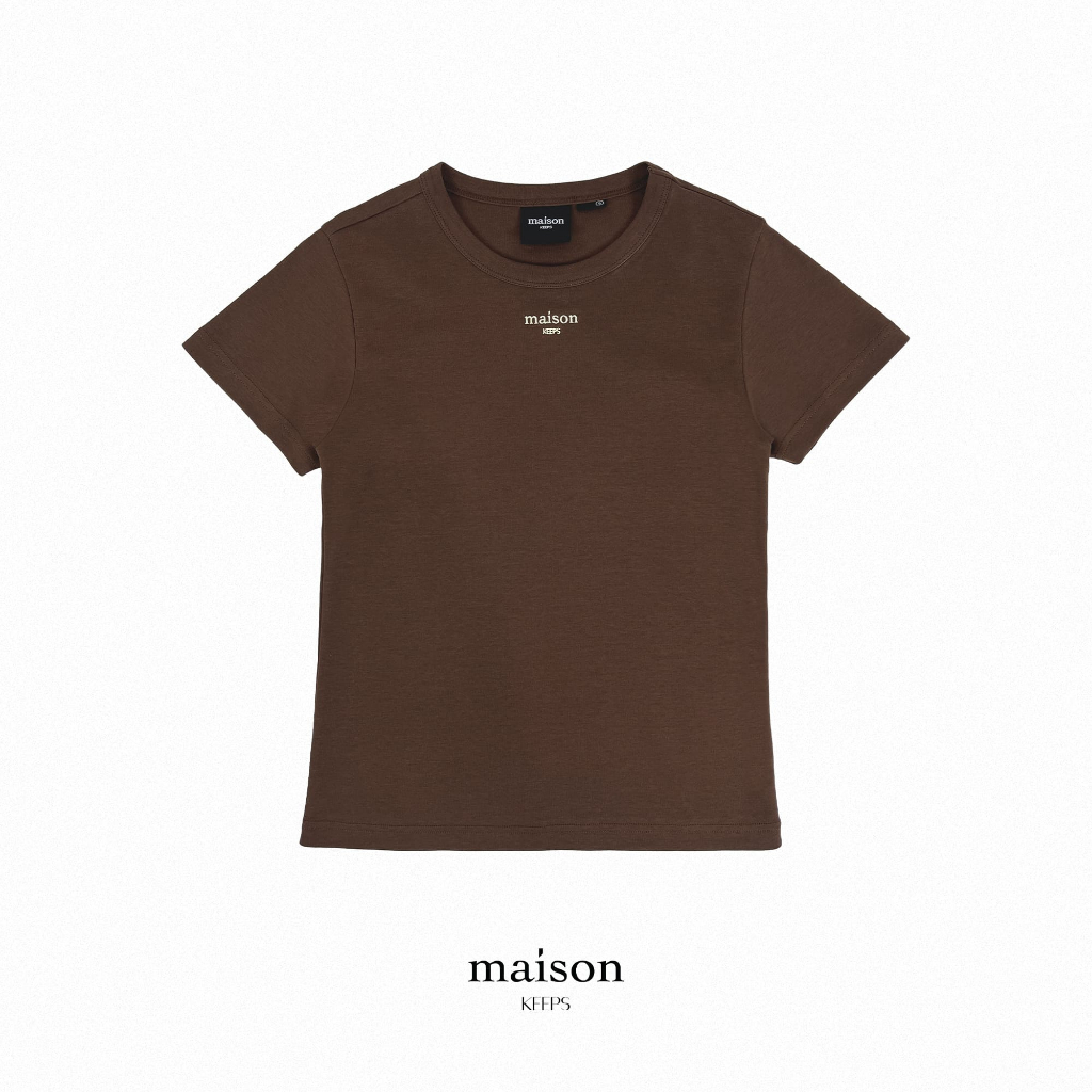 Dark brown-ivory