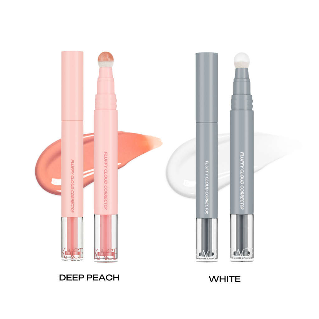 Deep Peach + White