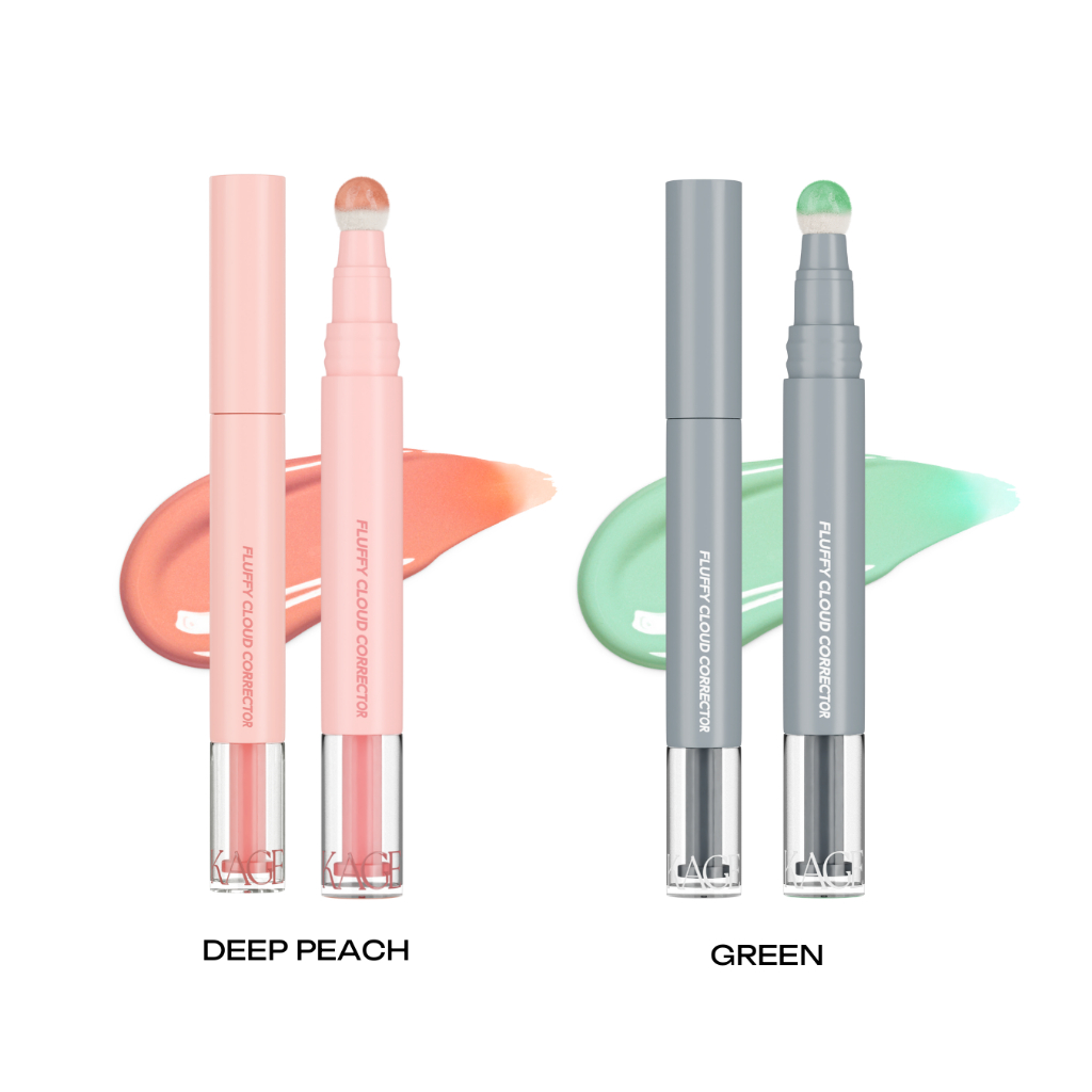 Deep Peach + Green