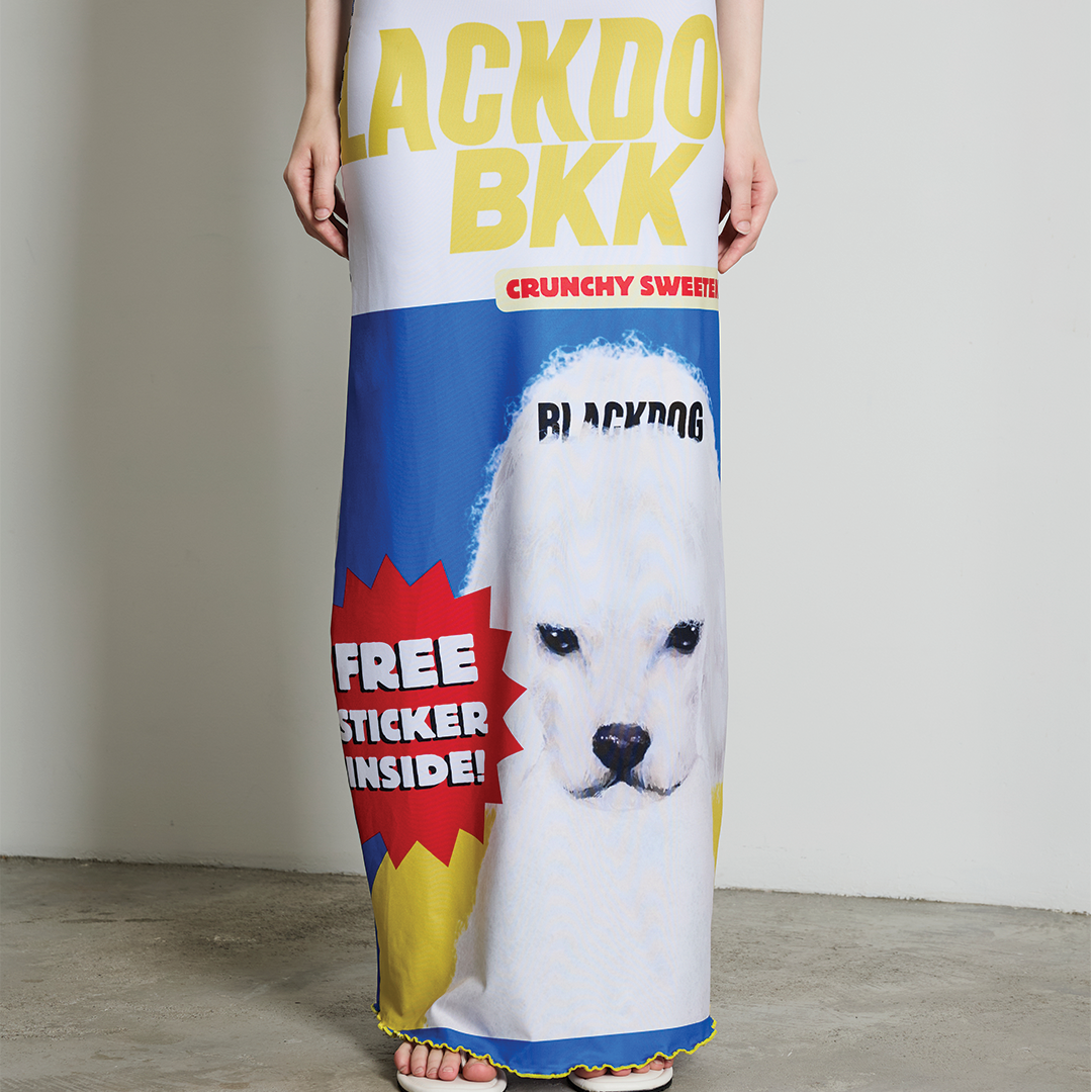 Snow dog skirt by BLACKDOG