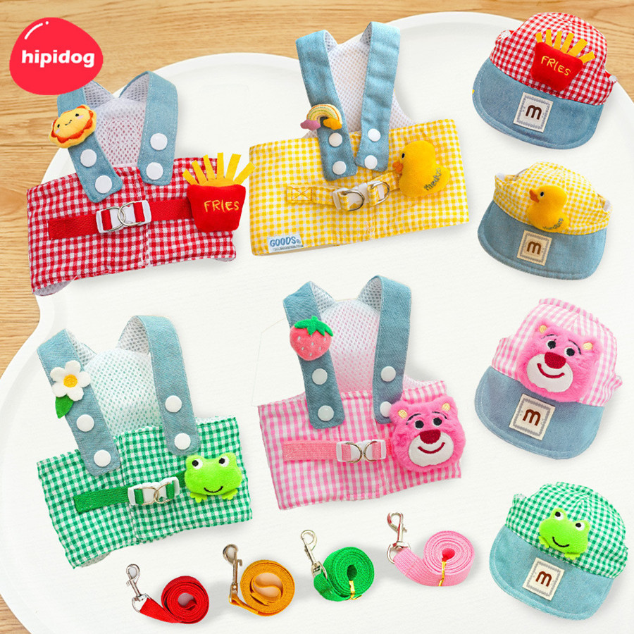 Cute Leash and Hat Set for Cat & Dog by igorfinds