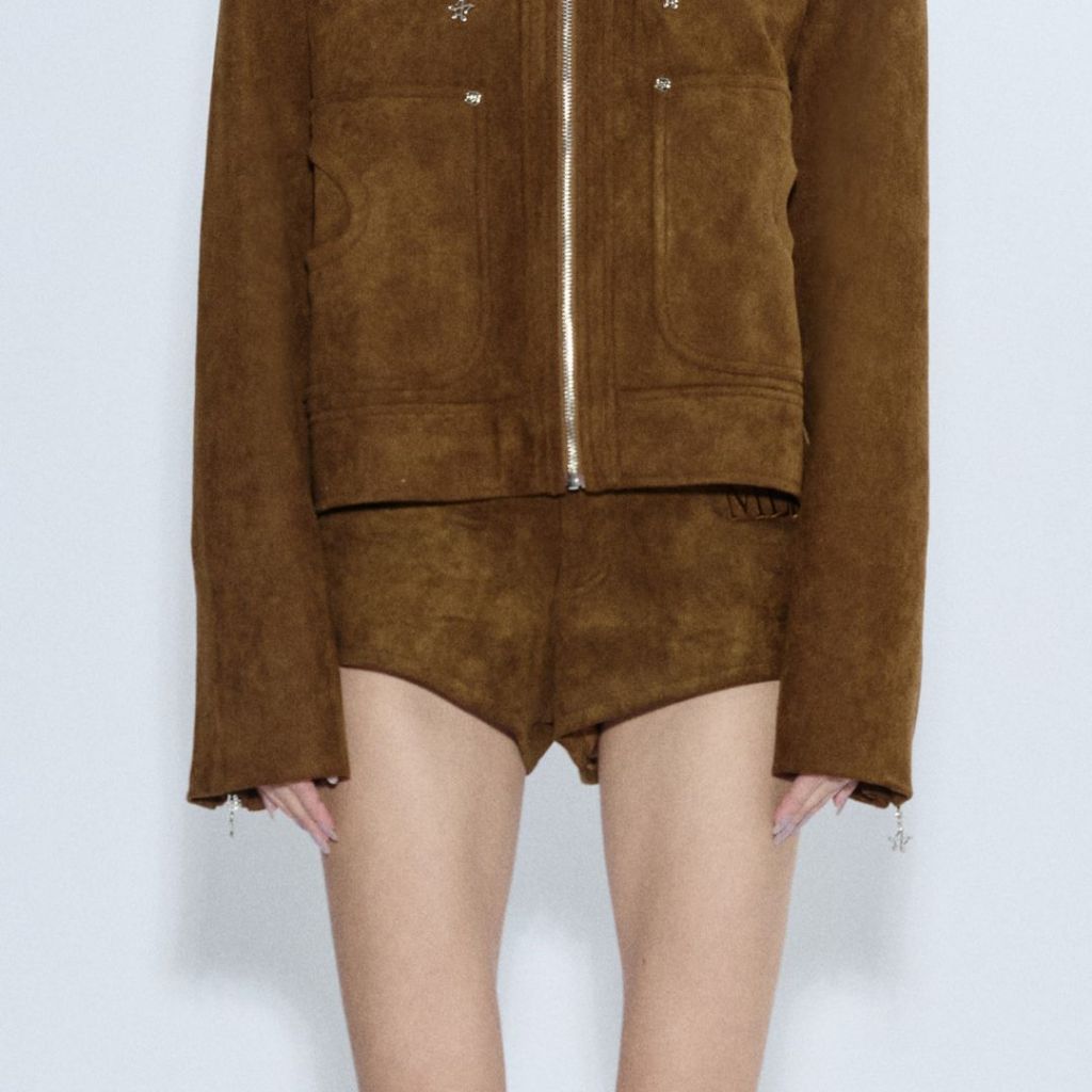 Brown Suede
