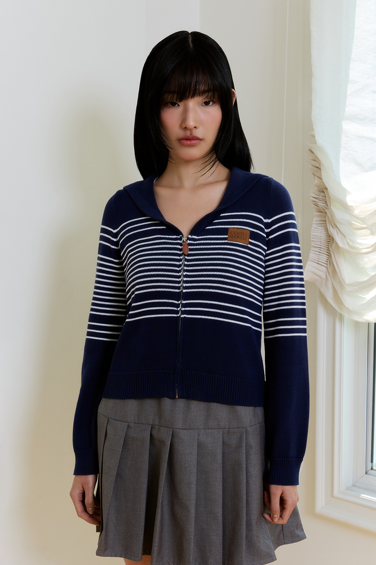Core Crew Knit Long Sleeves Top by GENTLEWOMAN