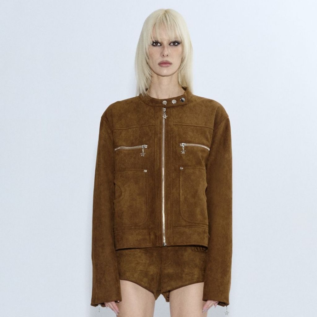 Brown Suede